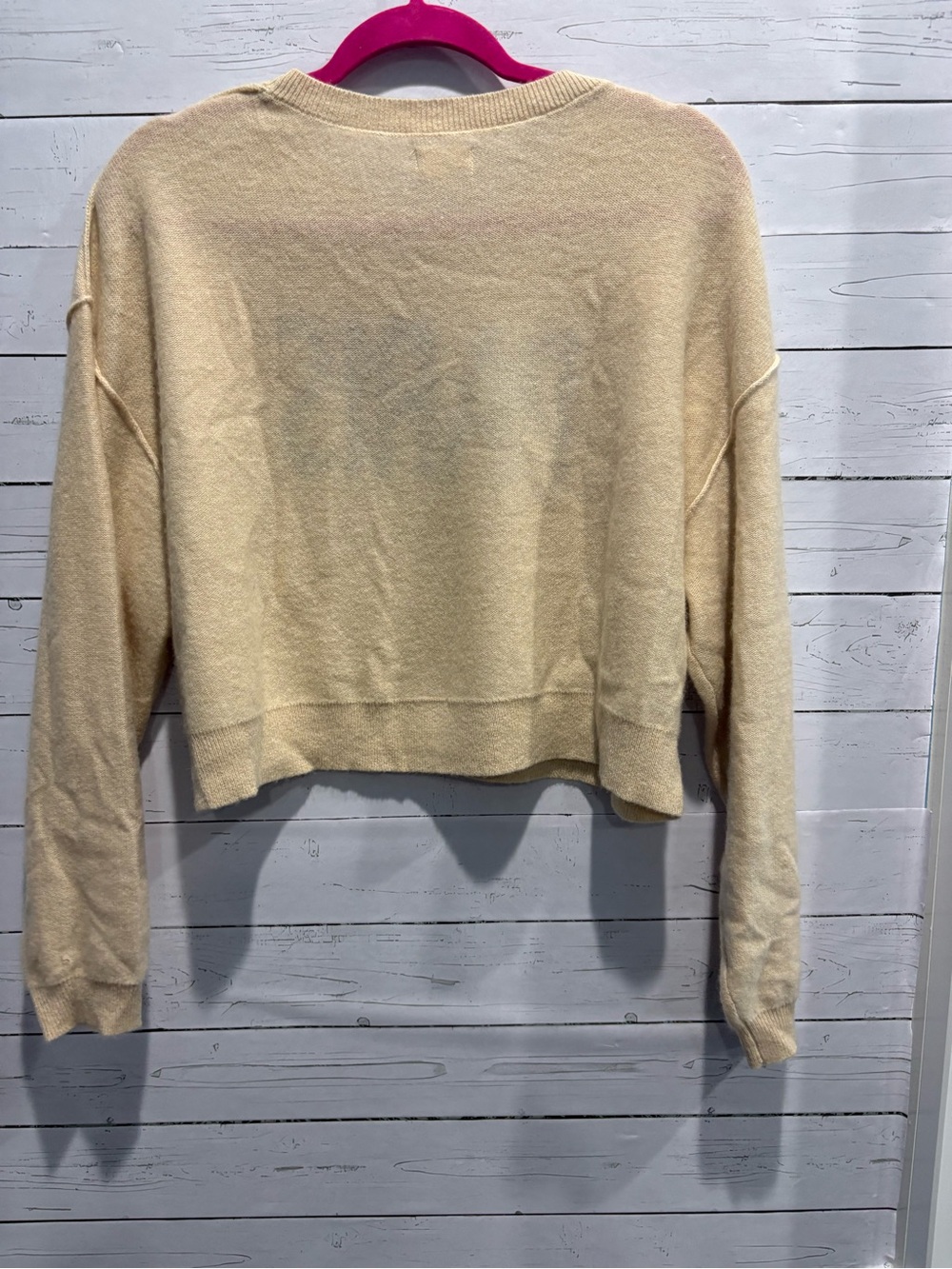 Pilcro The Alani Cashmere Sweater Pullover Paris Beige - Picture 8 of 9